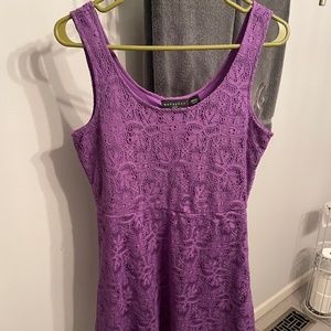Purple Petite Mini Dress